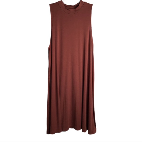 Silence + Noise Mock Turtleneck Swing Mini Dress - Picture 3 of 8